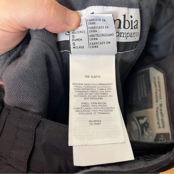 Columbia Omni-Tech Waterproof Snow Ski Pants Small - Picture 11 of 13